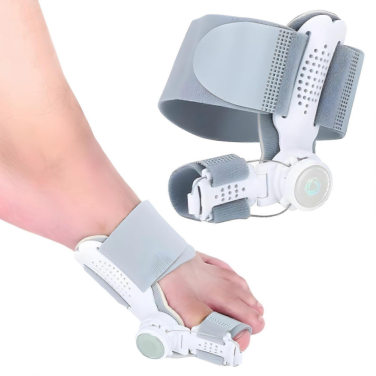 Hallux Valgus Correction Plate, Adjustable Universal Size Toe Separator, Foot Splint for Men and Women