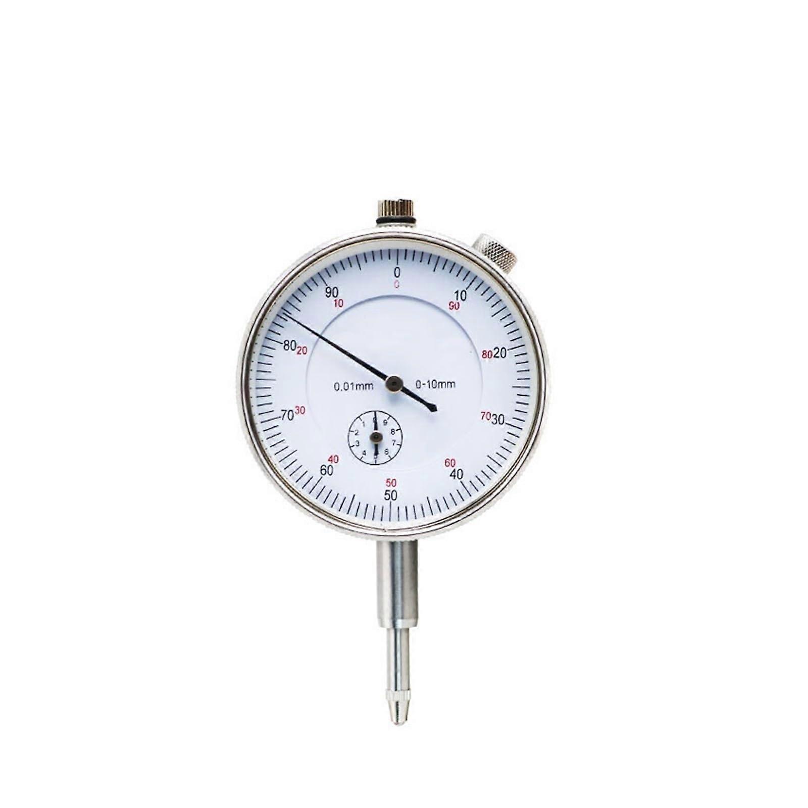 Dial indicator, 0.01 mm accuracy, metric dial indicator, 0–10 mm dial indicator for 3D lab settings (010mm) 010mm G.