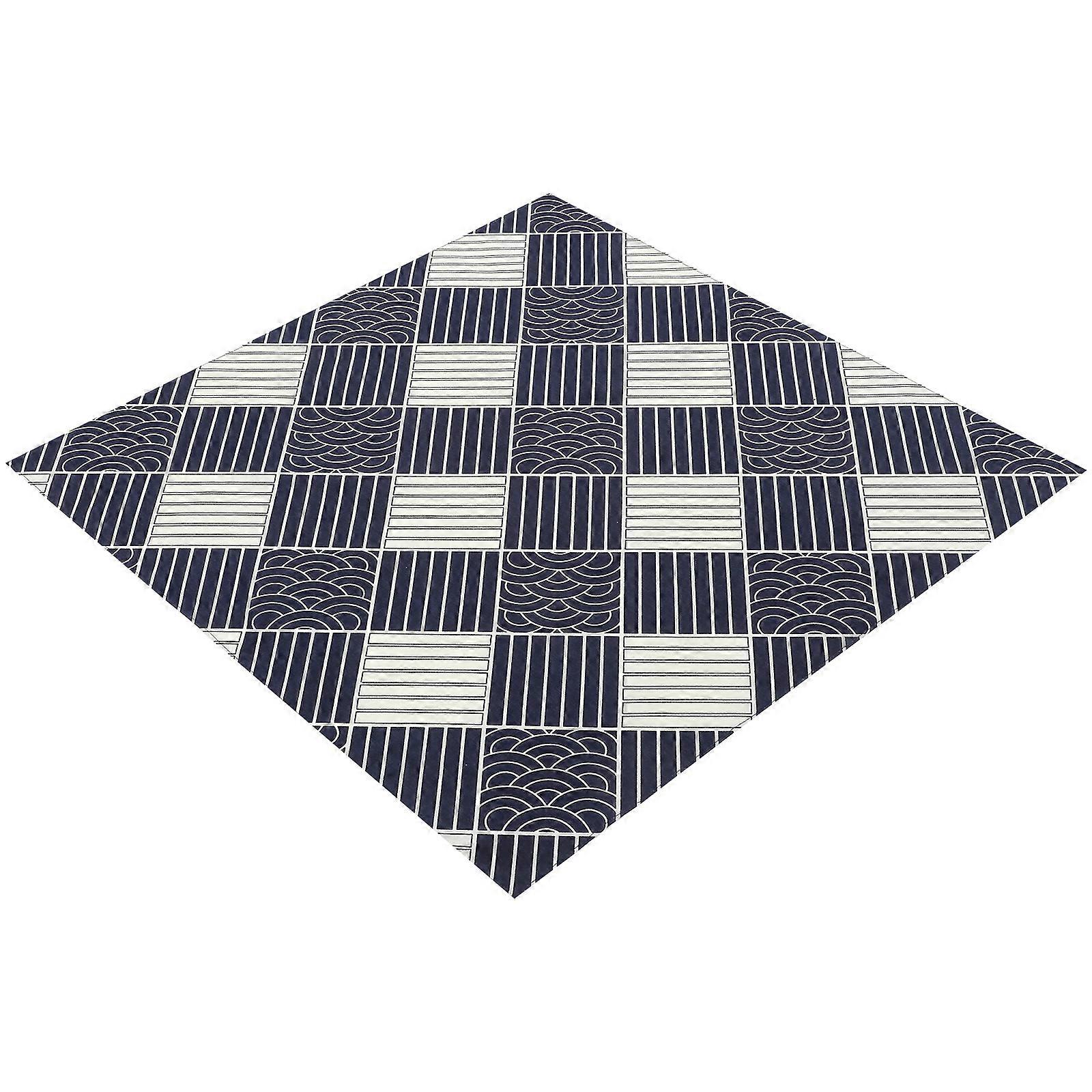 Creative Wrapping Fabric Meal Packing Cloth Suitable for Household Use Dark Blue Fabric 1Set