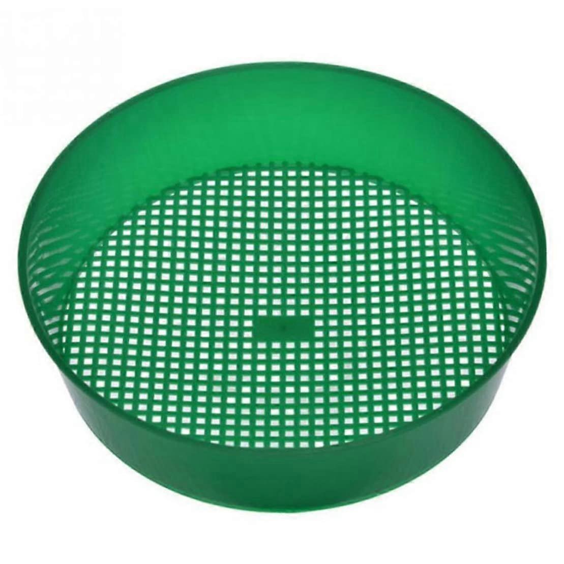 Garden Floor Sifter - Durable Plastic Sieve with Mesh Screen for Soil and Compost, Lightweight Garden Tool