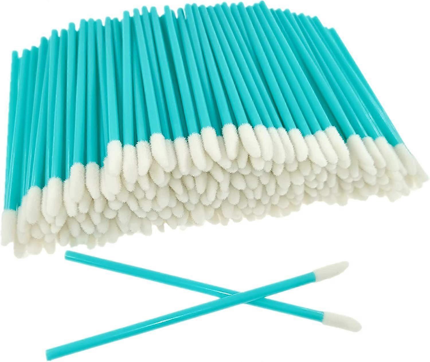 100 Blue Lip Brushes - Disposable Gloss Applicators