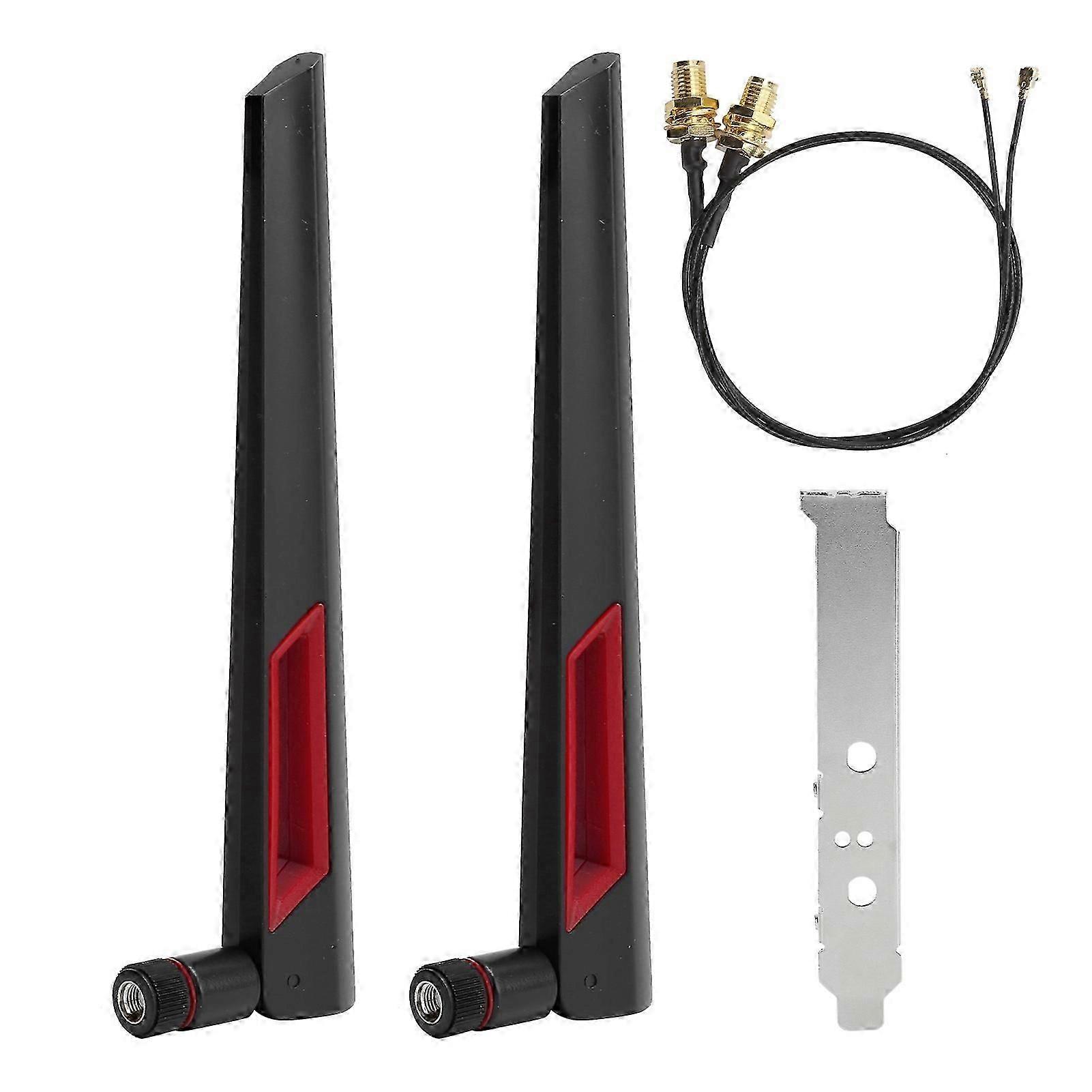 2pcs IPEX to SMA Connector Cable for WiFi 2.4GHz Wireless Router External