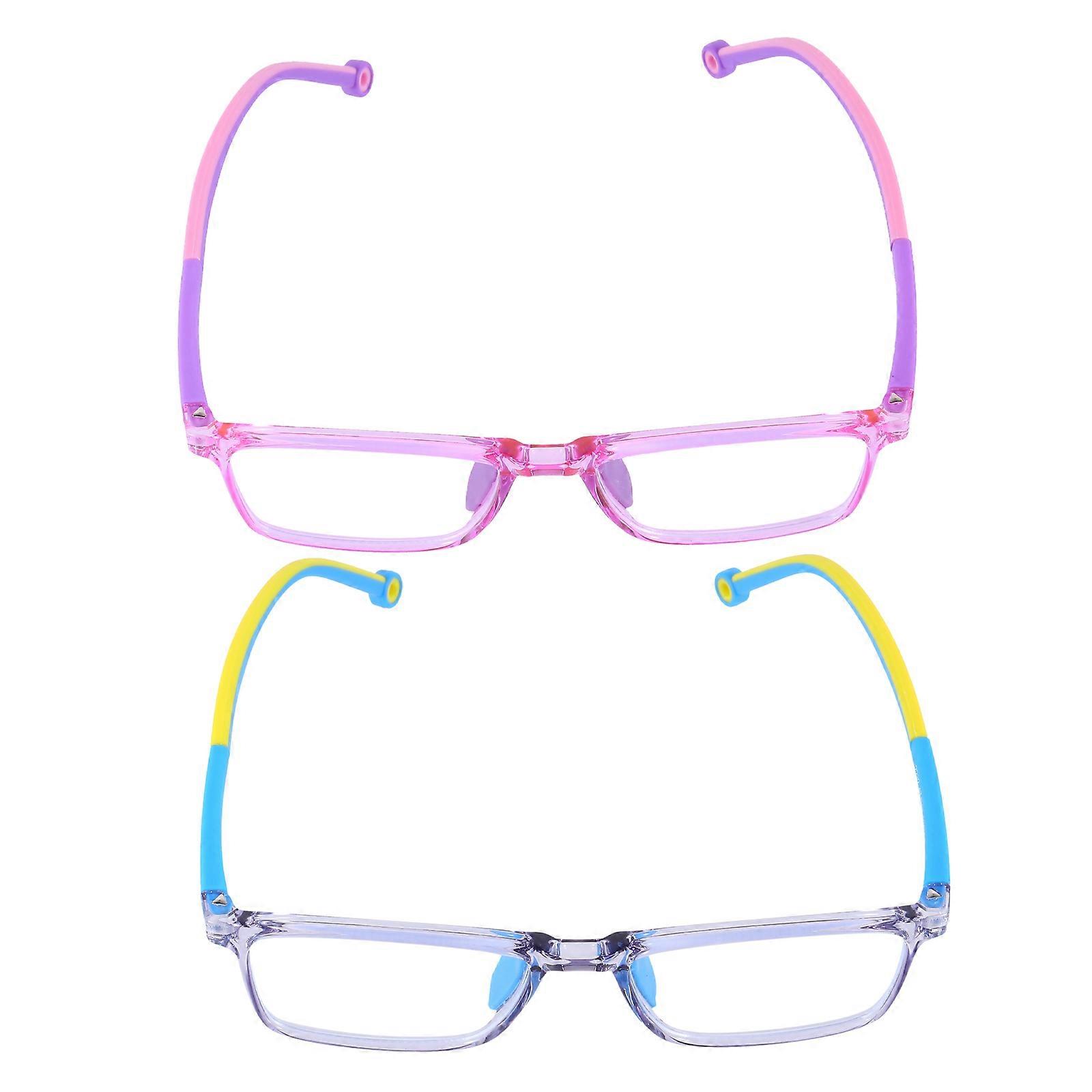 Computer Goggles Blue Light Blocking for Children Pc Blue Protect Eyes 2 Pairs