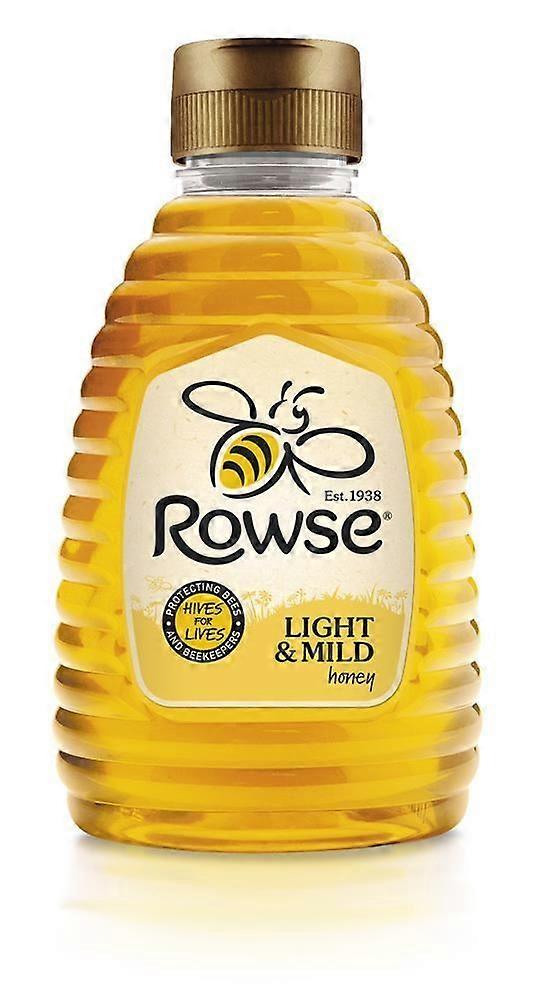 Rowse Light & Mild Squeezy Clear 340g - 2 Pack