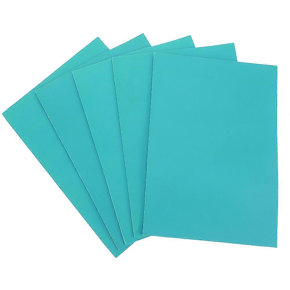 Printmaking Kids Rubber Sheets Children's Art Practice Pvc Dark Green Engraving 6Pcs