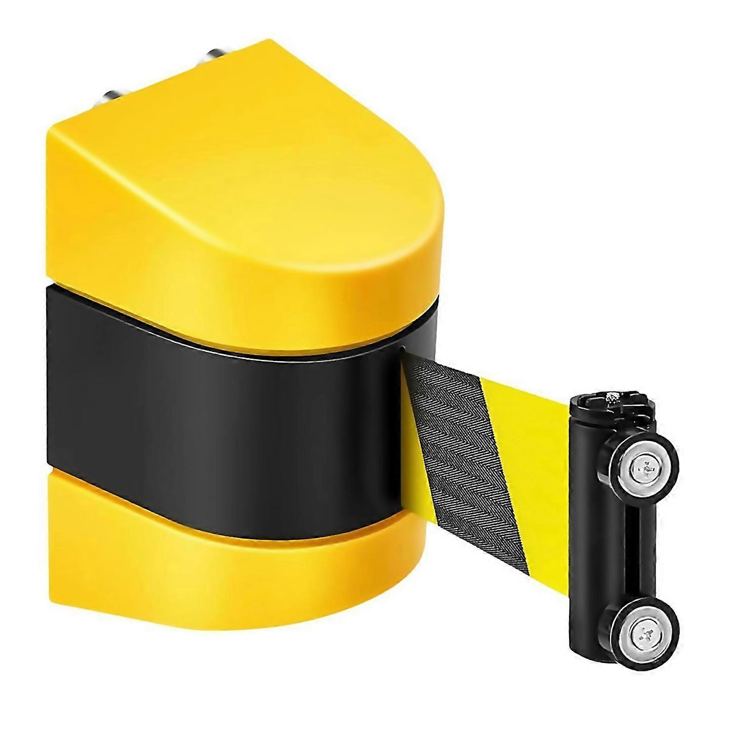 For 164 Ft Magnetic Retractable Wall Barrier Retractable Safety