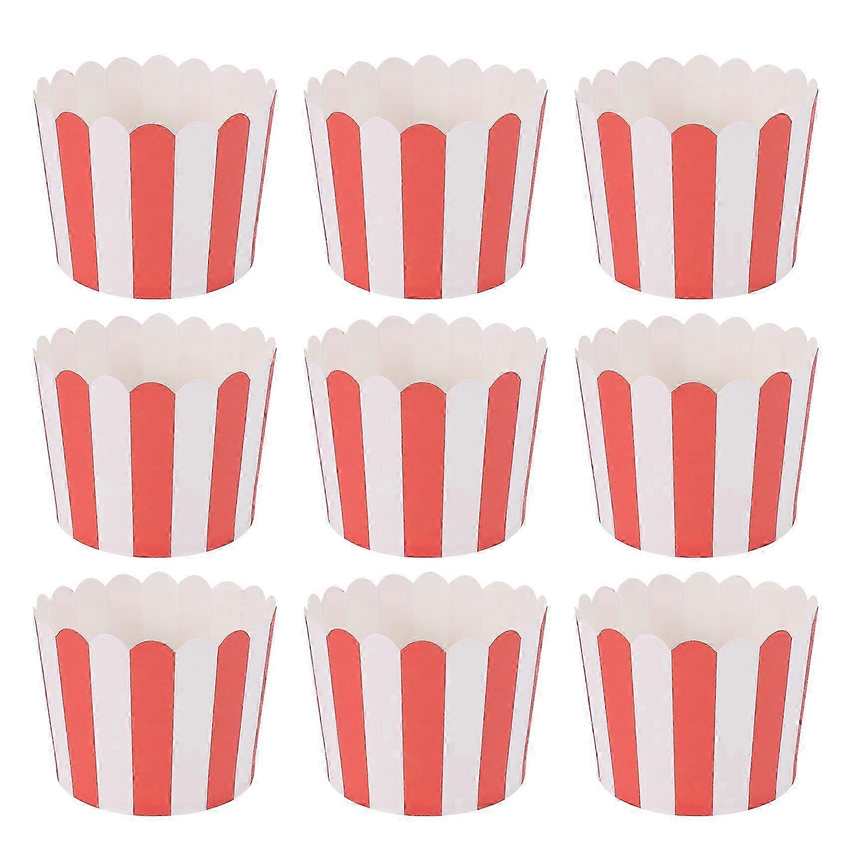 50X Cupcake Paper Cake Case Baking Cups Liner Muffin Kitchen Baking Red