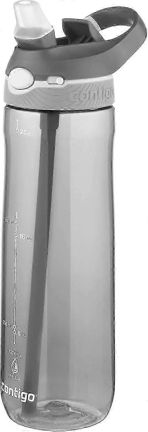Ashland Autoseal Water Bottle With Flip-straw | Large 720ml Bpa Free Drinking Bottle | Sports Flask | Leakproof Drink Bottle | Ideal For School, Gy