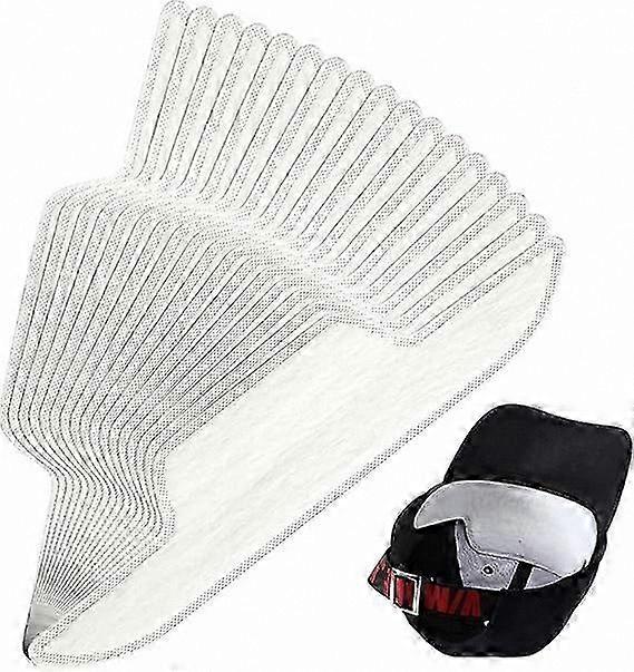 Sweat Absorbing Hat Liners, Disposable Cap Pads for Golf and Baseball, Soft Breathable Protectors, Prevent Stains and Odor, 50/100 Pack