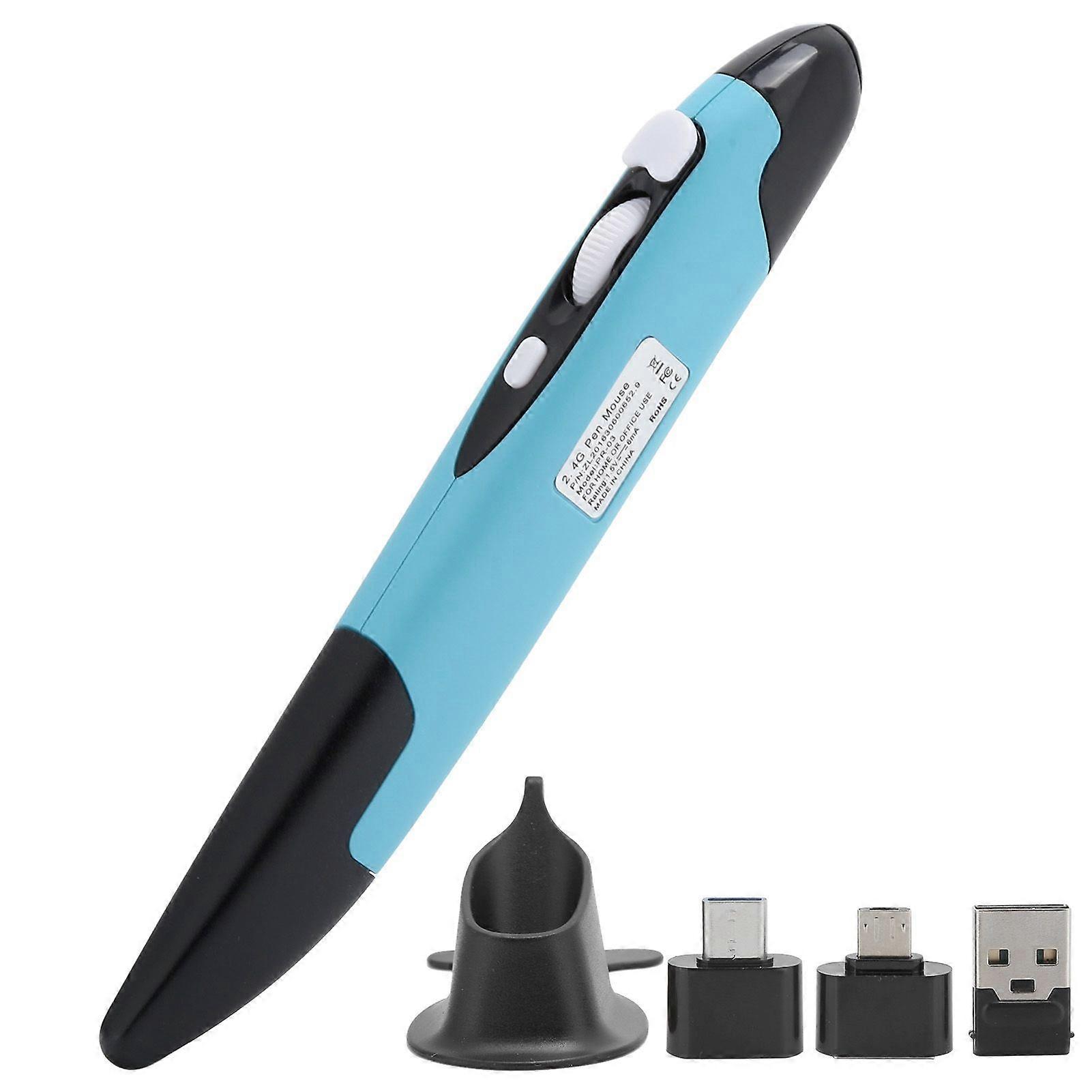 Mouse Pen Optical USB Wireless Notebook Computers Desktop Smart TVs Universal PR03 2.4GHz