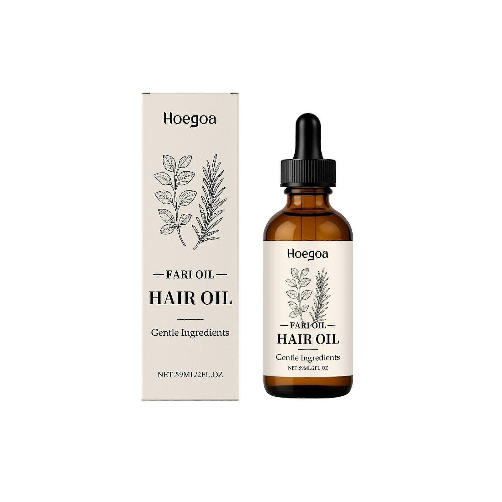 Fari Oil Hair Growth & Scalp Treatment, Botanical Scalp Oil with Herbal Infusion for Dry Scalp & Edges, Daily Nourishment for All Hair Types