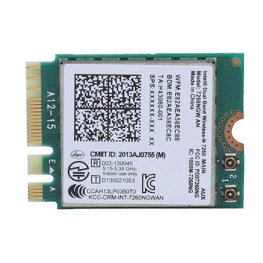 For Intel 7260NGW AN Wireless WIFI Card 2.4G/5G Bluetooth 4.0 Network Card