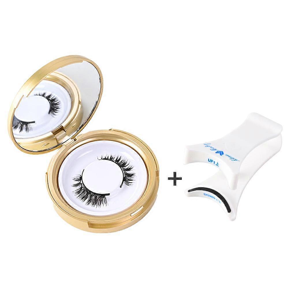 Magnetic Eyelash Set - Soft Magnetic for Quick & Easy Application, Reusable with Curler Included
