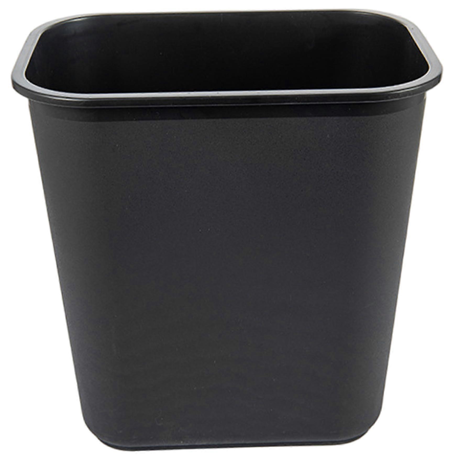 Plastic Trash Can Square Thickened Uncovered Large Garbage Can 11L 11.7x8x11.8In Office Kitchen Bedroom