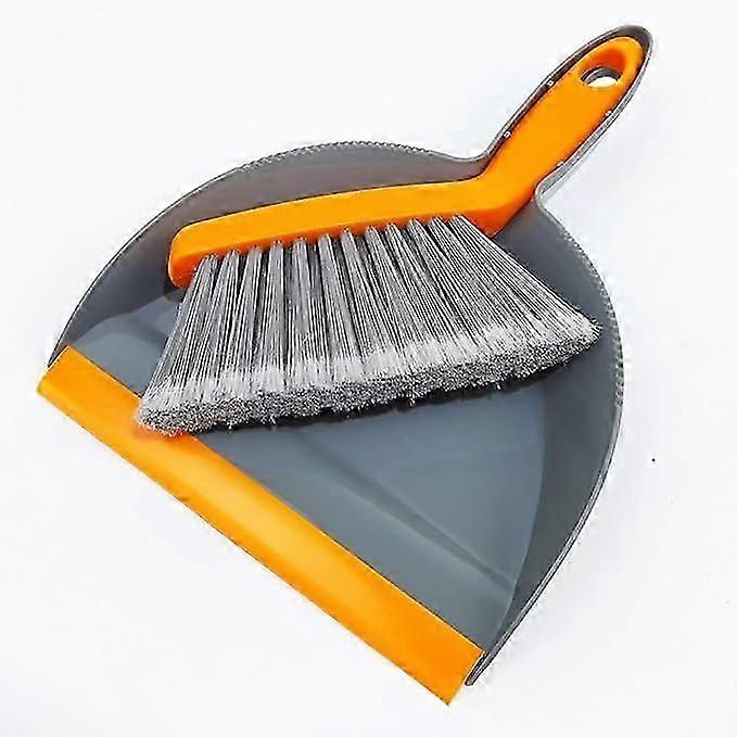 Mini Broom and Dustpan, Plastic Kitchen Cleaning Broom and Dustpan Set