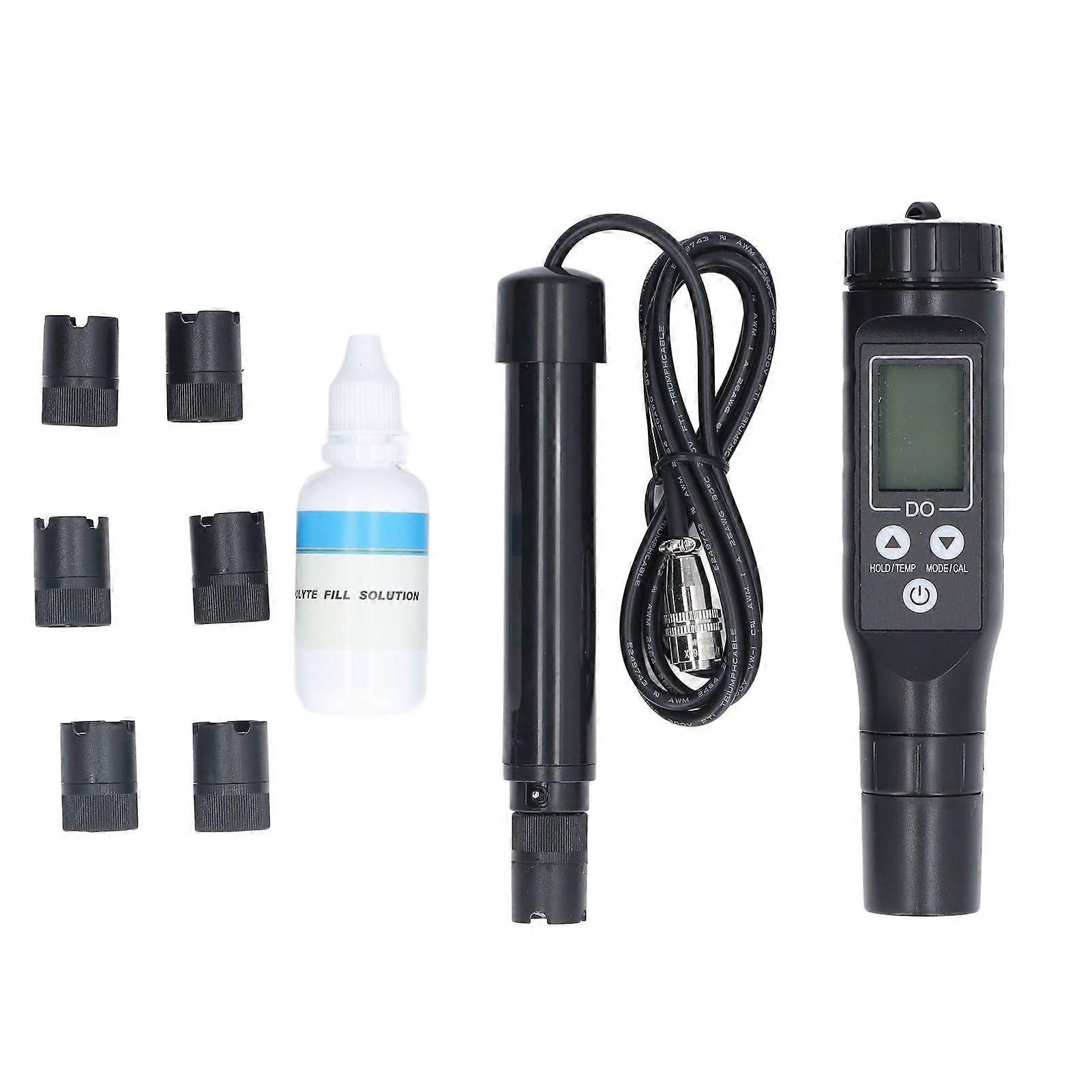 Digital Dissolved Oxygen Meter Data Synchronization 0.0 to 30.0mg/L Highly Sensitive Probe Dissolved Oxygen Test Kit