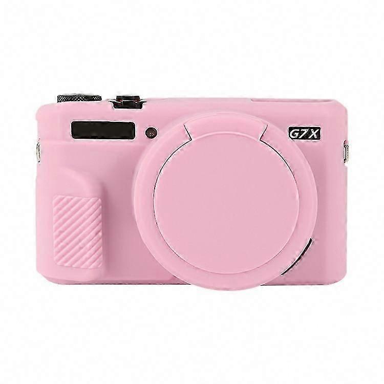 Soft Silicone Protective Case with Lens Cover For Canon PowerShot G7 X Mark II / G7X2