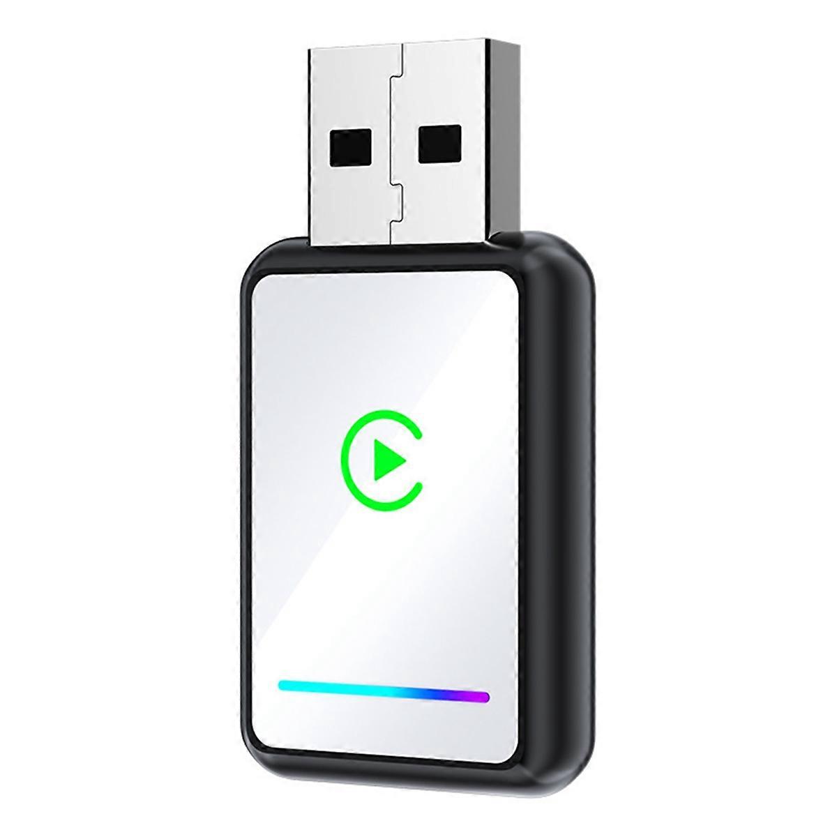 2in1 Wireless Carplay Adapter USB Dongle Smart Carplay & Android Auto Adapter Plug and Play Wired Carplay to Wireless B