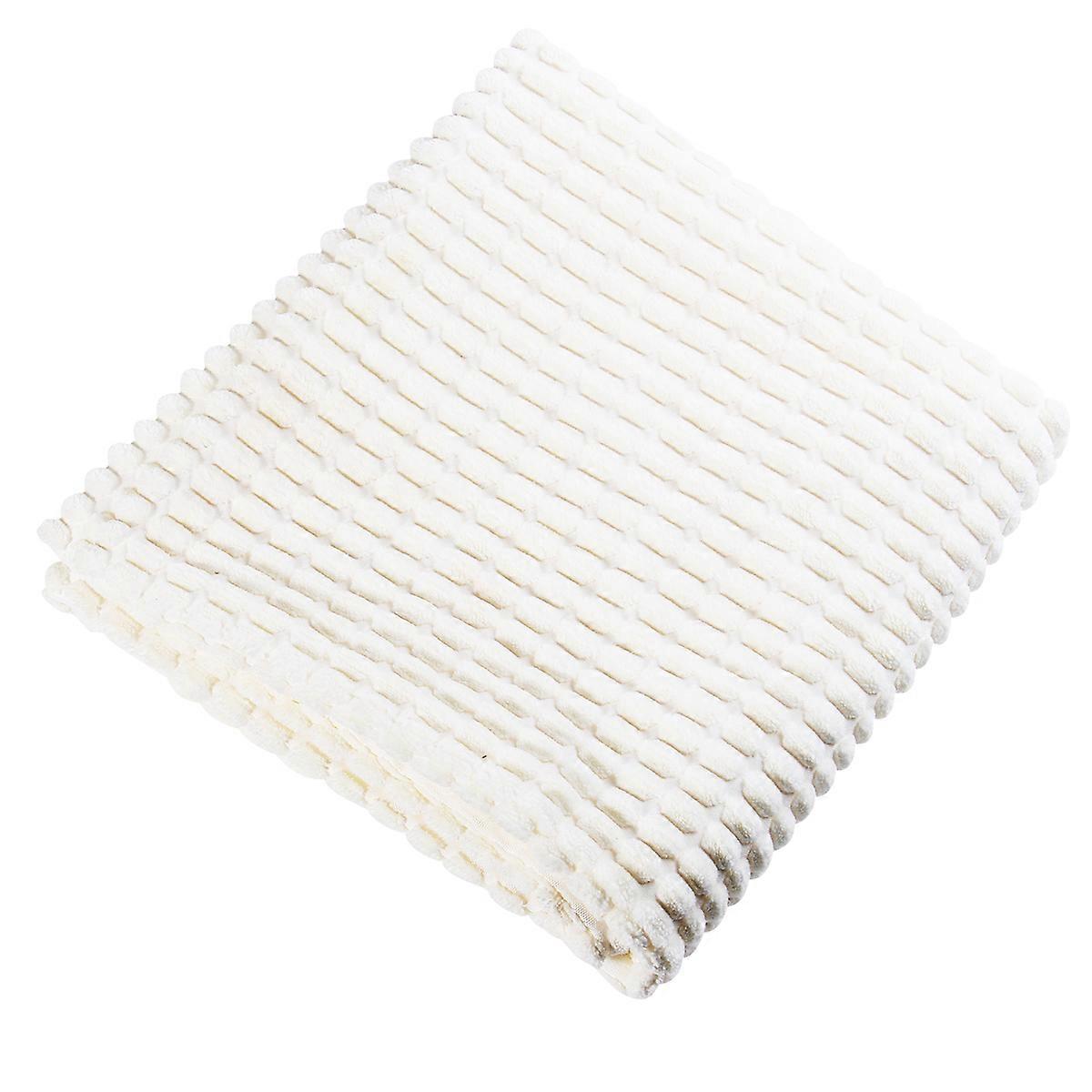 White Solid Color Pillowcase for Home Use Plush and Comfortable Spandex Material Fits Most Pillows