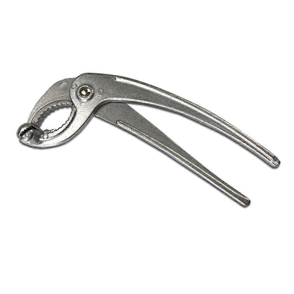 Stainless Steel Stone Pot Clamp for Clipping Hot Plates Bowls with AntiSlip Handle 2 pcs Silver