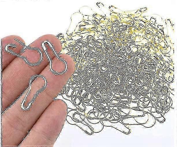 1000pcs لمبة دبابيس السلامة، دبوس القرع المعدني، دبابيس صغيرة، دبوس السلامة