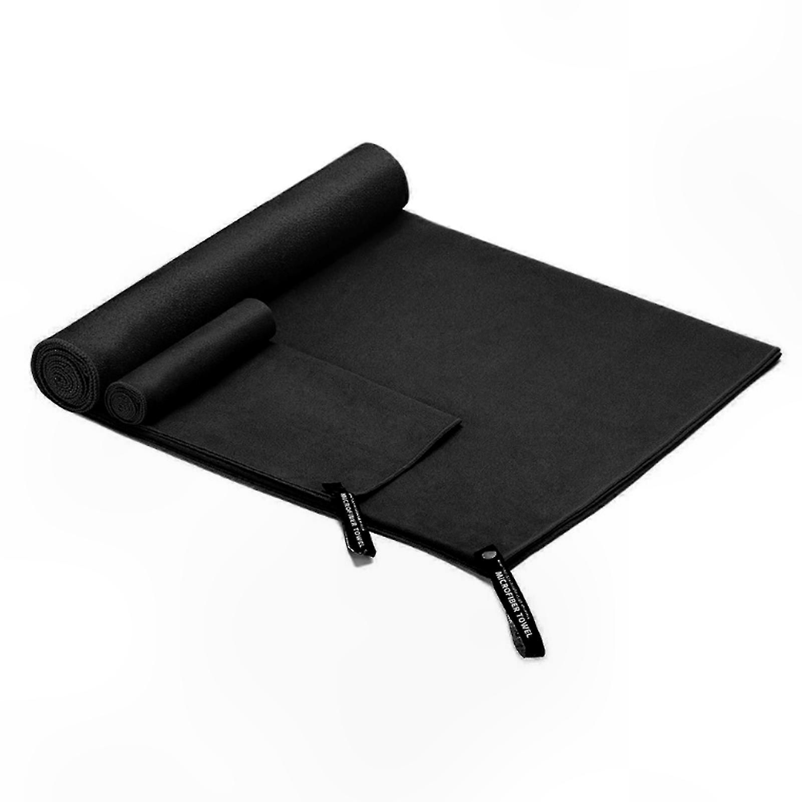 Quick-Dry Microfiber Towel Set for Camping, Beach, Gym, Yoga, Sports & Pool Use in 3 Sizes