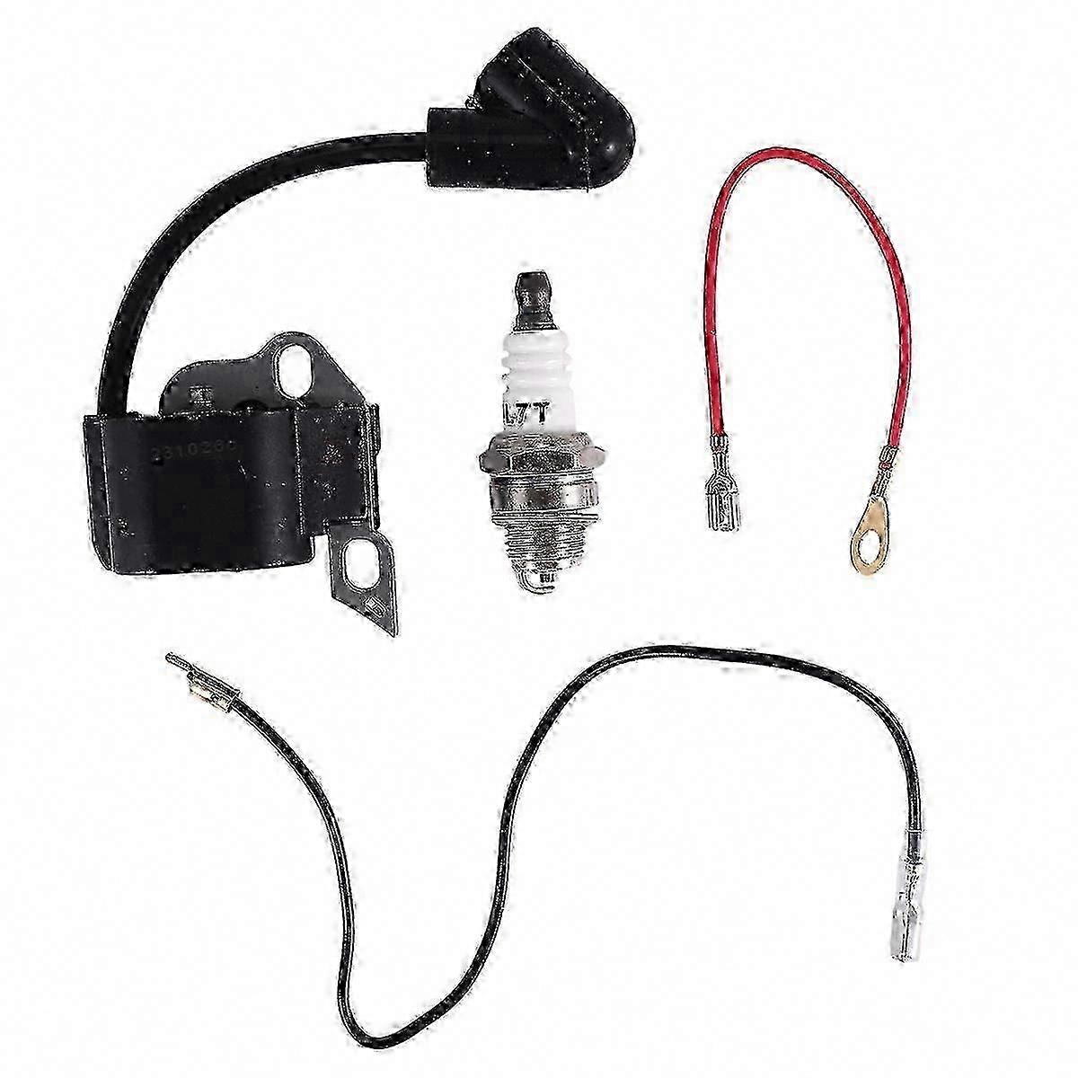Ignition Coil Spark Plug & Wires for MS170 MS180 Chainsaw Edition 2503 Replacement Parts