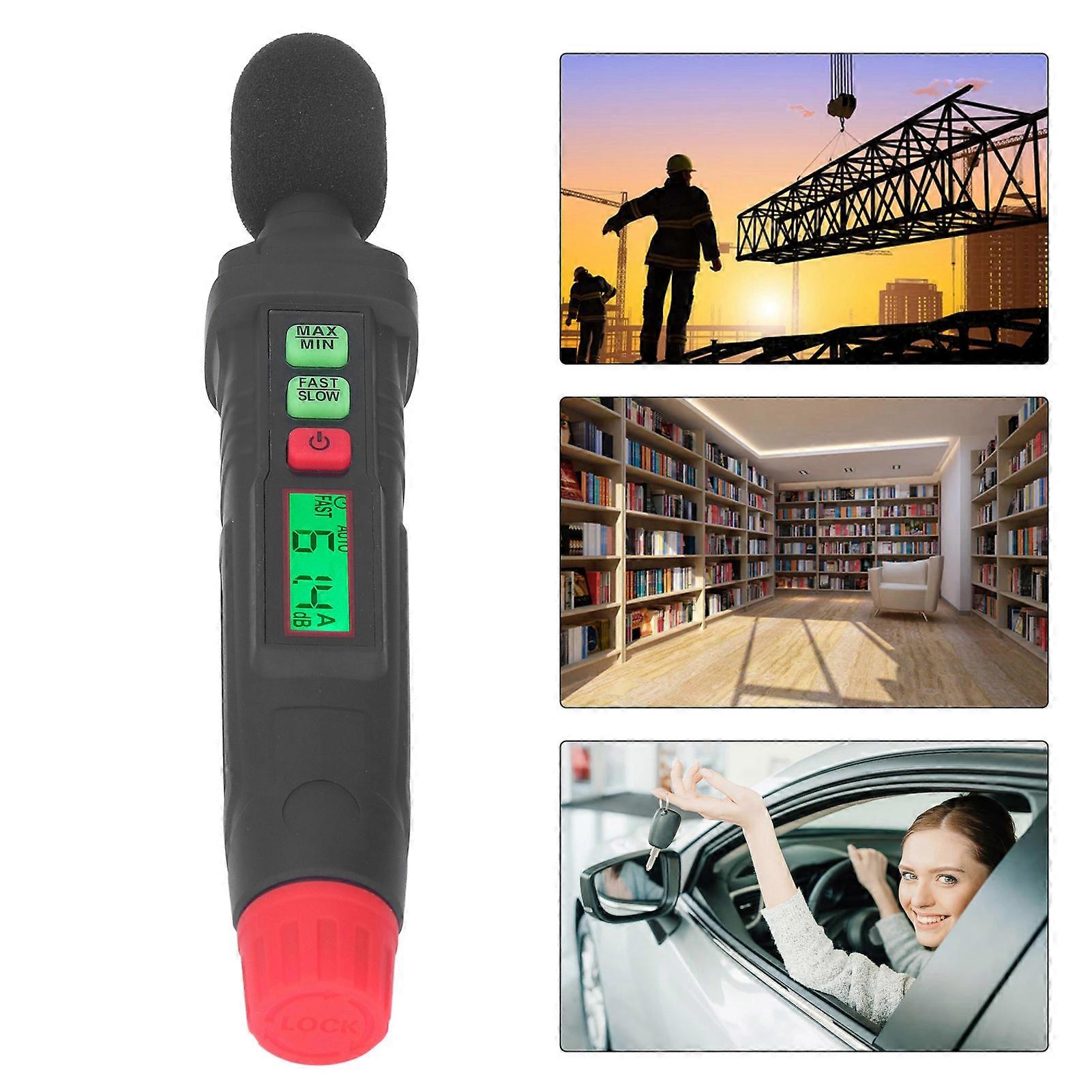 HT64 Sound Level Meter 30-130dB Portable Backlit Noise Detector