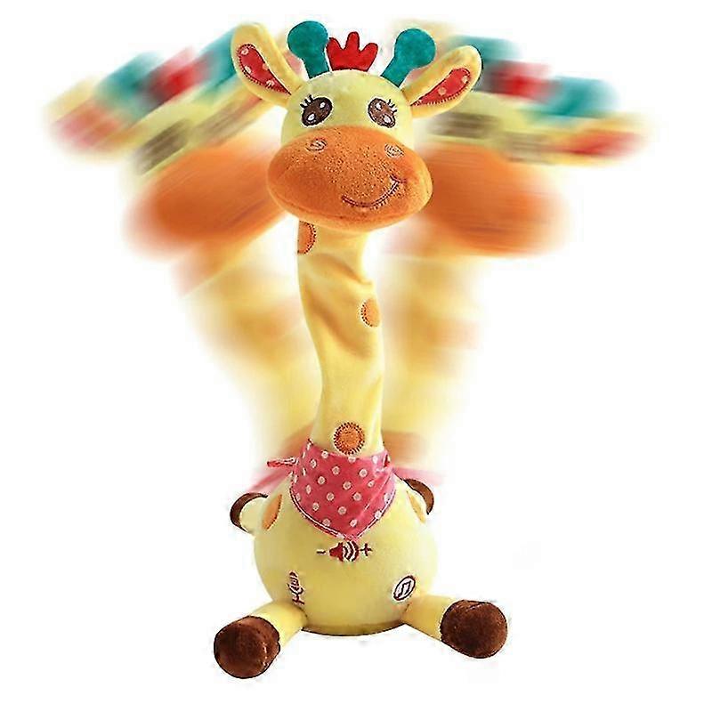 Musical Giraffe Toy - Interactive Plush Animal with Dancing & Singing Features, Repeats What You Say
