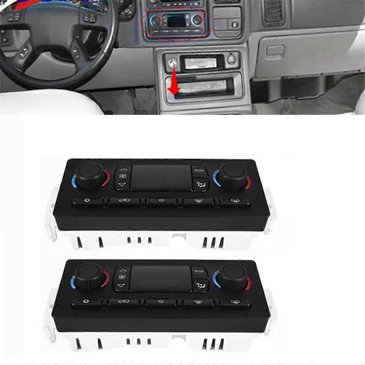 2Pcs 599-211XD A/C Heater Climate Control Module 599211XD 10367042 for 15077479