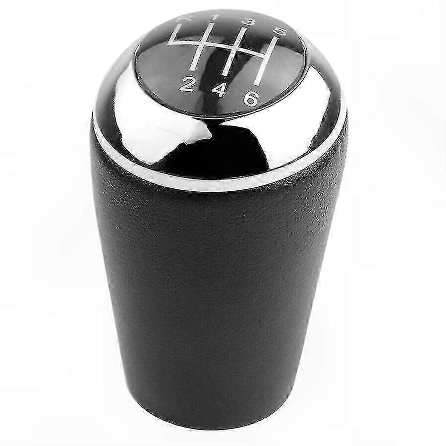 Leather Gear Shift Knob for 6-Speed Cars - Compatible with Multiple Series Models