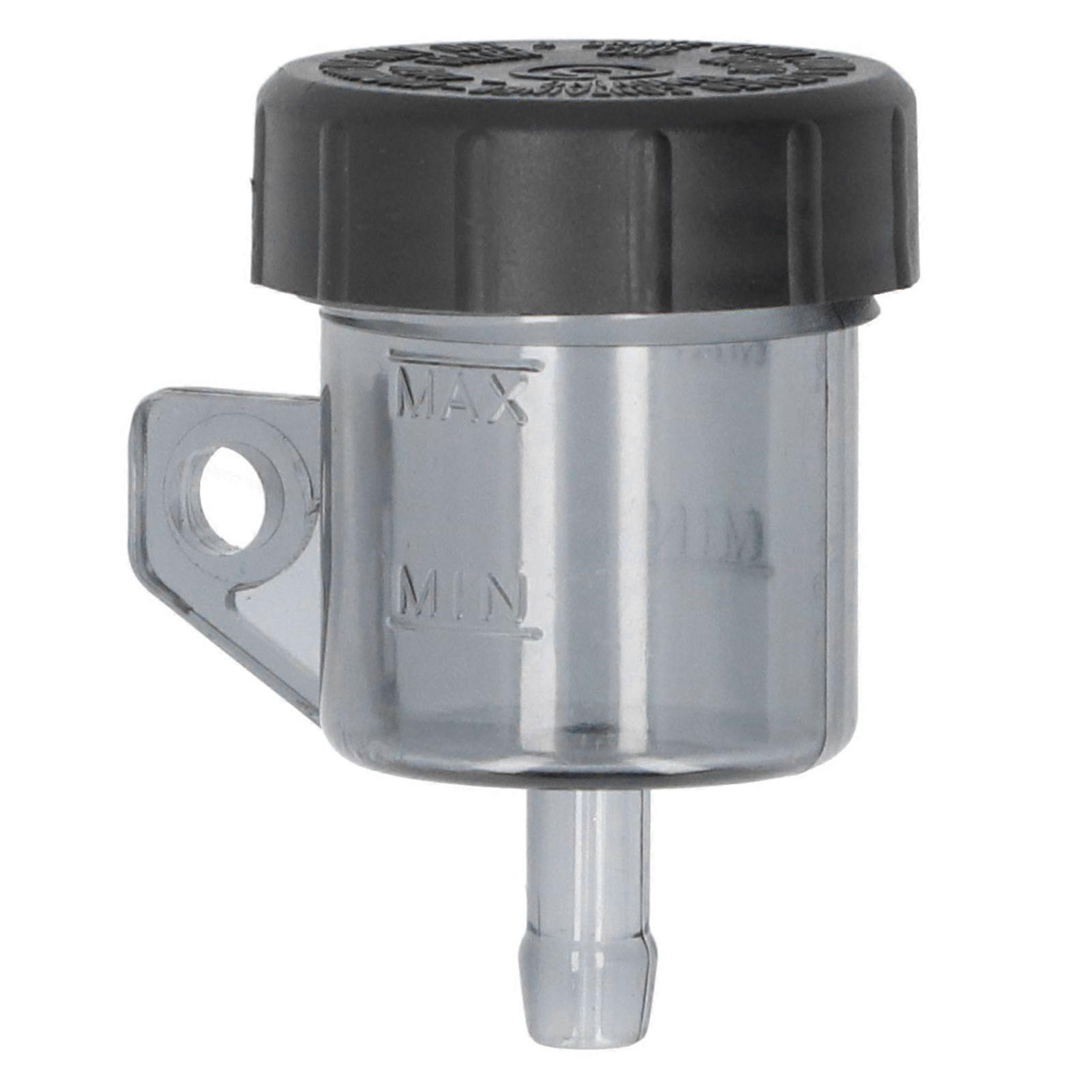 Brake Fluid Reservoir Tank Oil Cup Rear Front Transparent Smoky for Universal Motorcycle