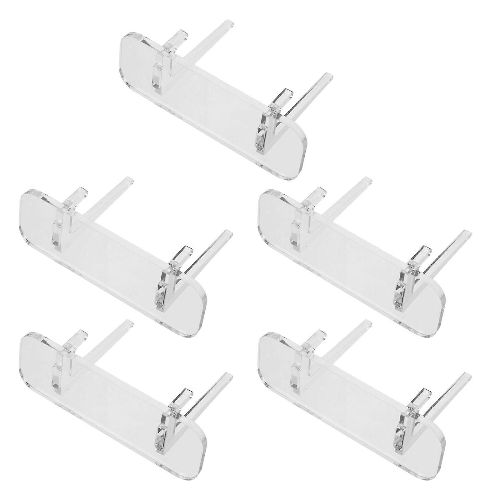 Transparent Acrylic Card Holder for Picture Display 20Pcs Clear Card Stands
