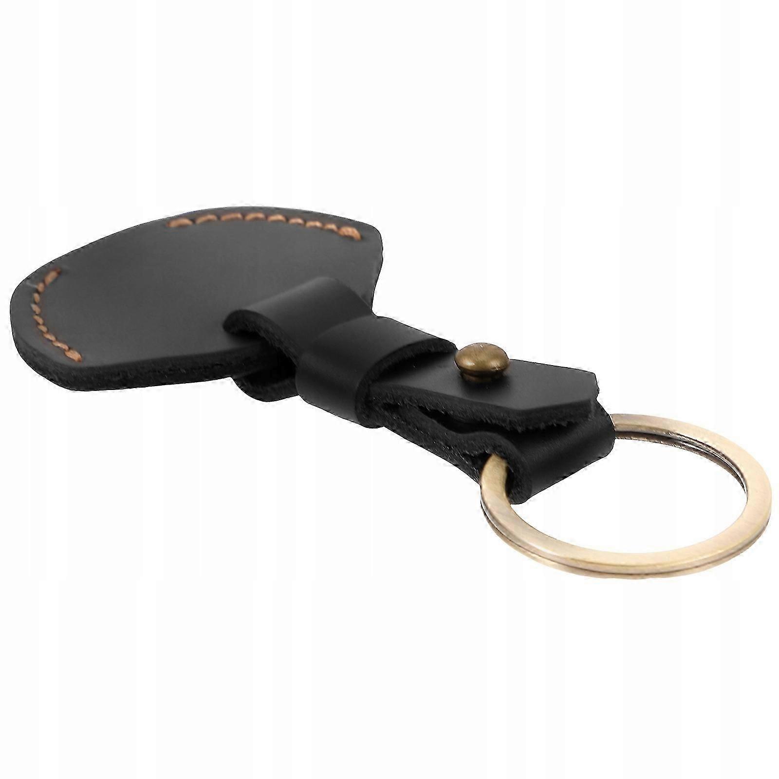 Retro Style Keychain Bovine Leather Keychain