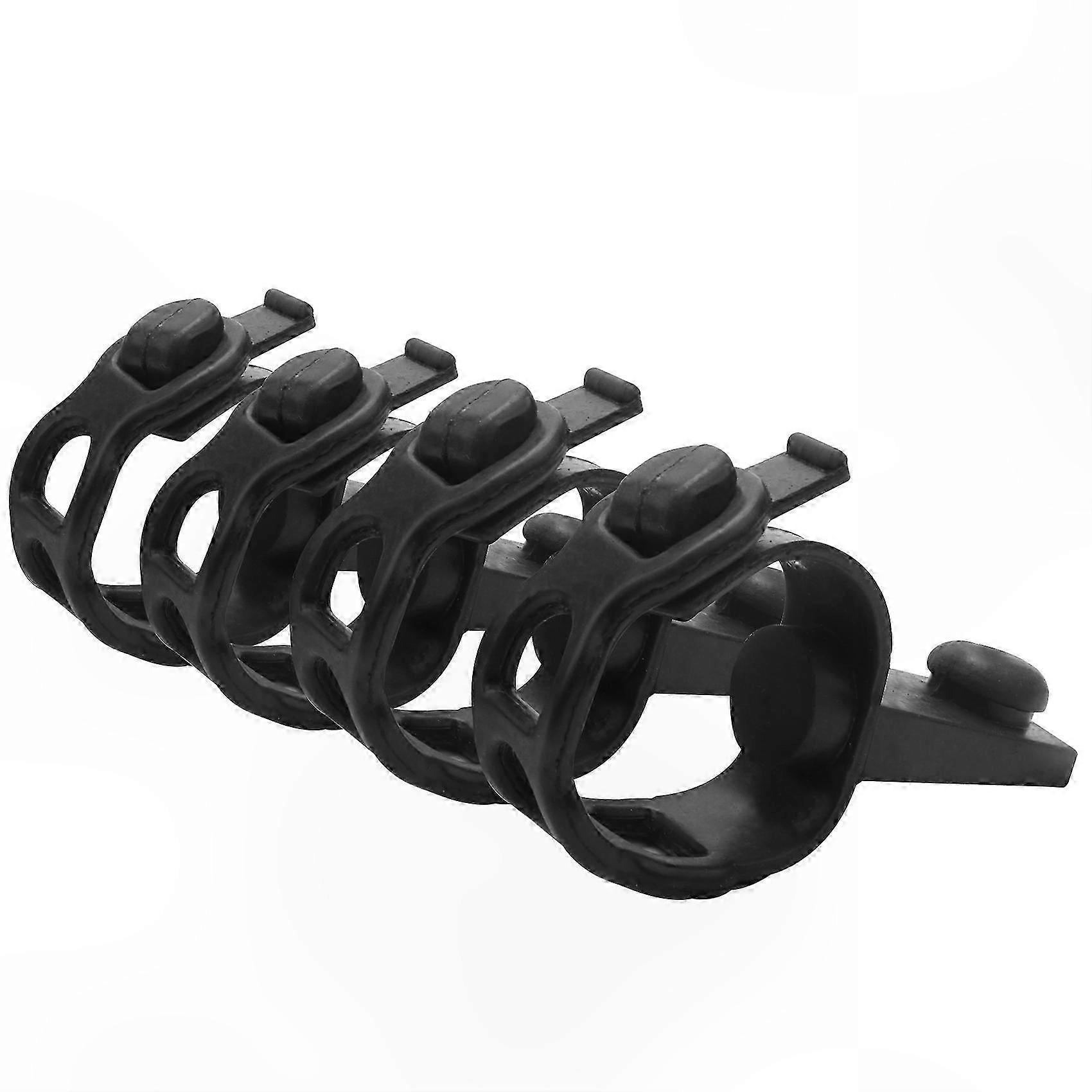 4Pcs Universal Headlight Mounting Bracket Rubber Belt for Motorcycle Fairing