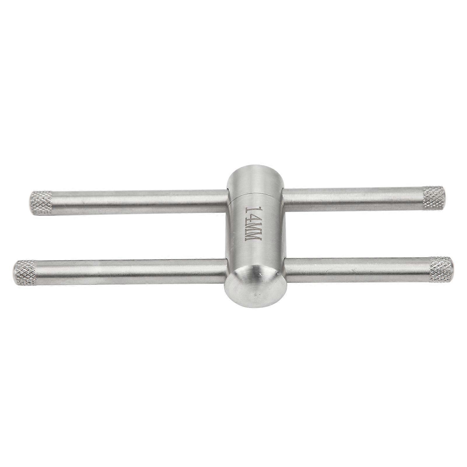 Stainless Steel Billiard Cue Tip Suppressor Tool Shaper for 11/14mm Snooker Stick14mm