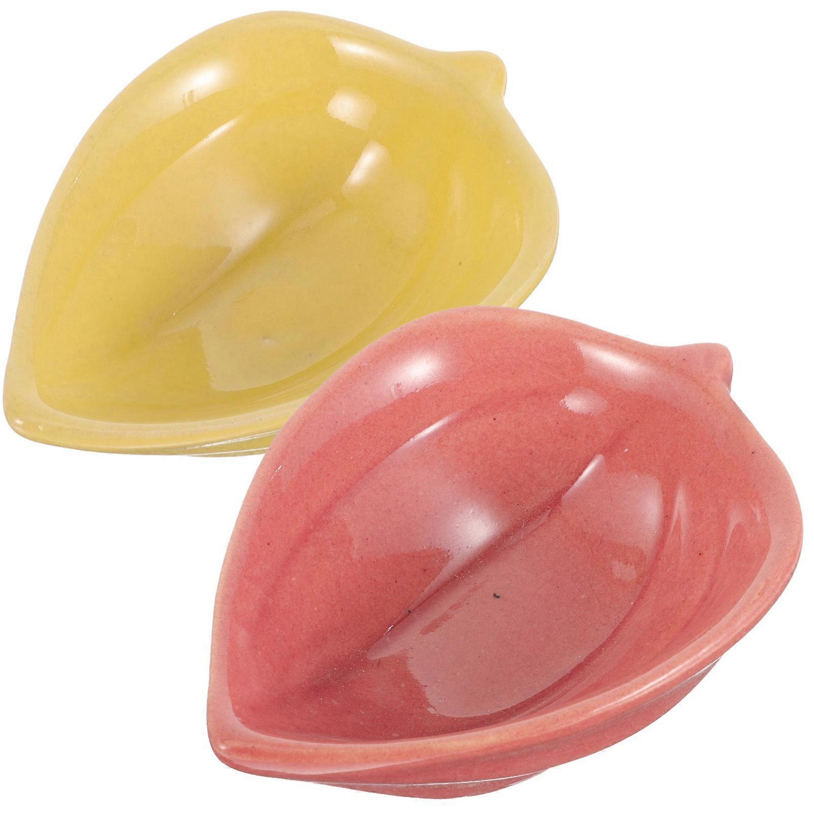Essential Oil Dish Spa Enthusiasts Meditation Assorted Color Mixing 2Pcs