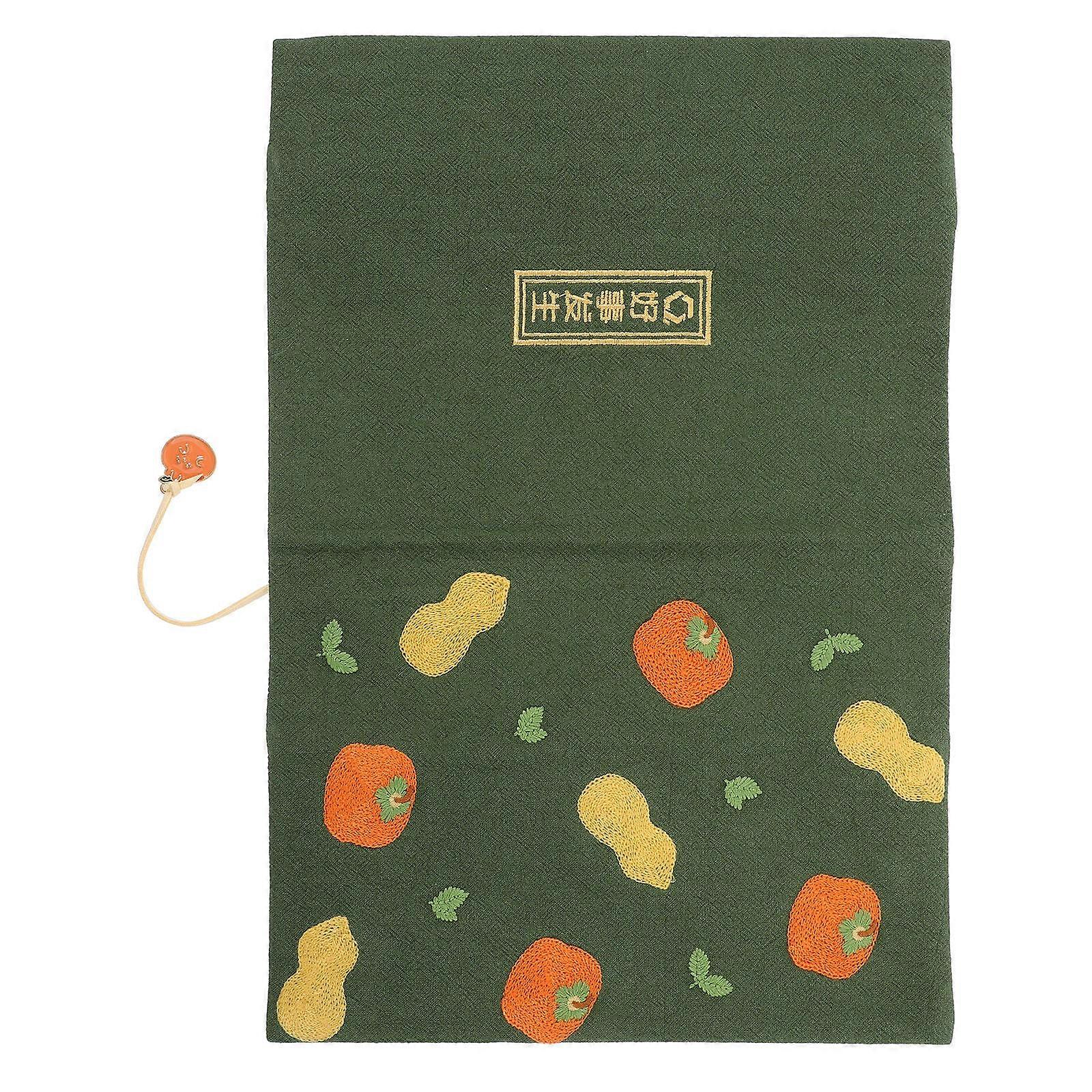 Book Cover Book Sleeve For Notebook Commuting Travel Use Green Fabric Protective 1Piece