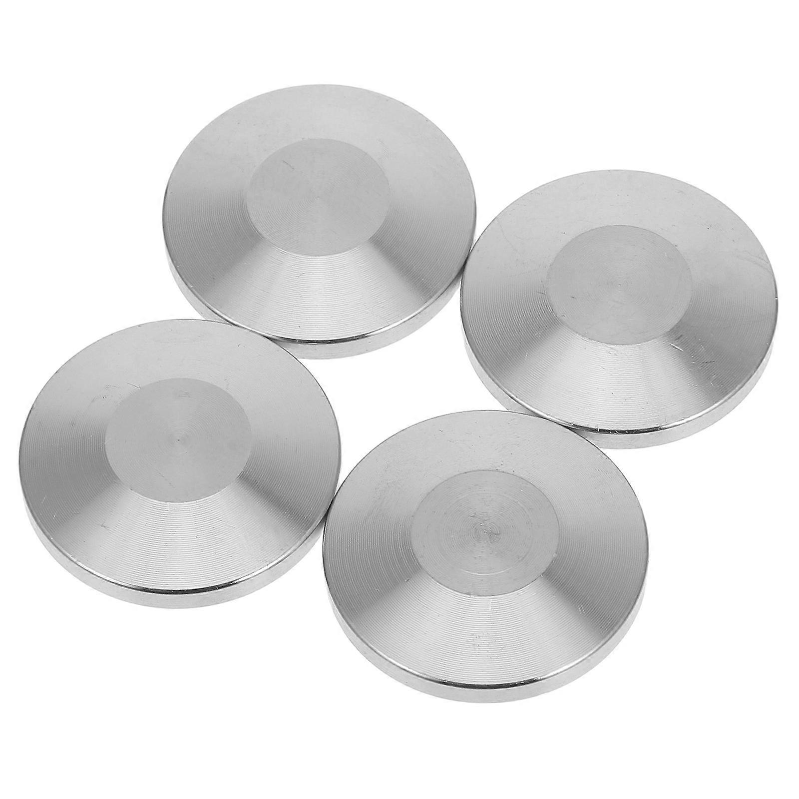 Sanitary End Cap Round Shape for Industry Made of Stainless Steel with Leak-Proof Seal 4Set