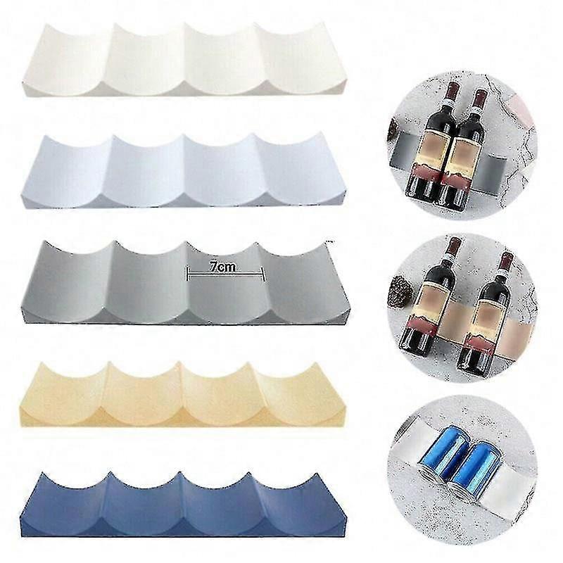 Fridge Organiser Wine Beer Stacking Bottle Rack Kitchen Space Saving Can Holder