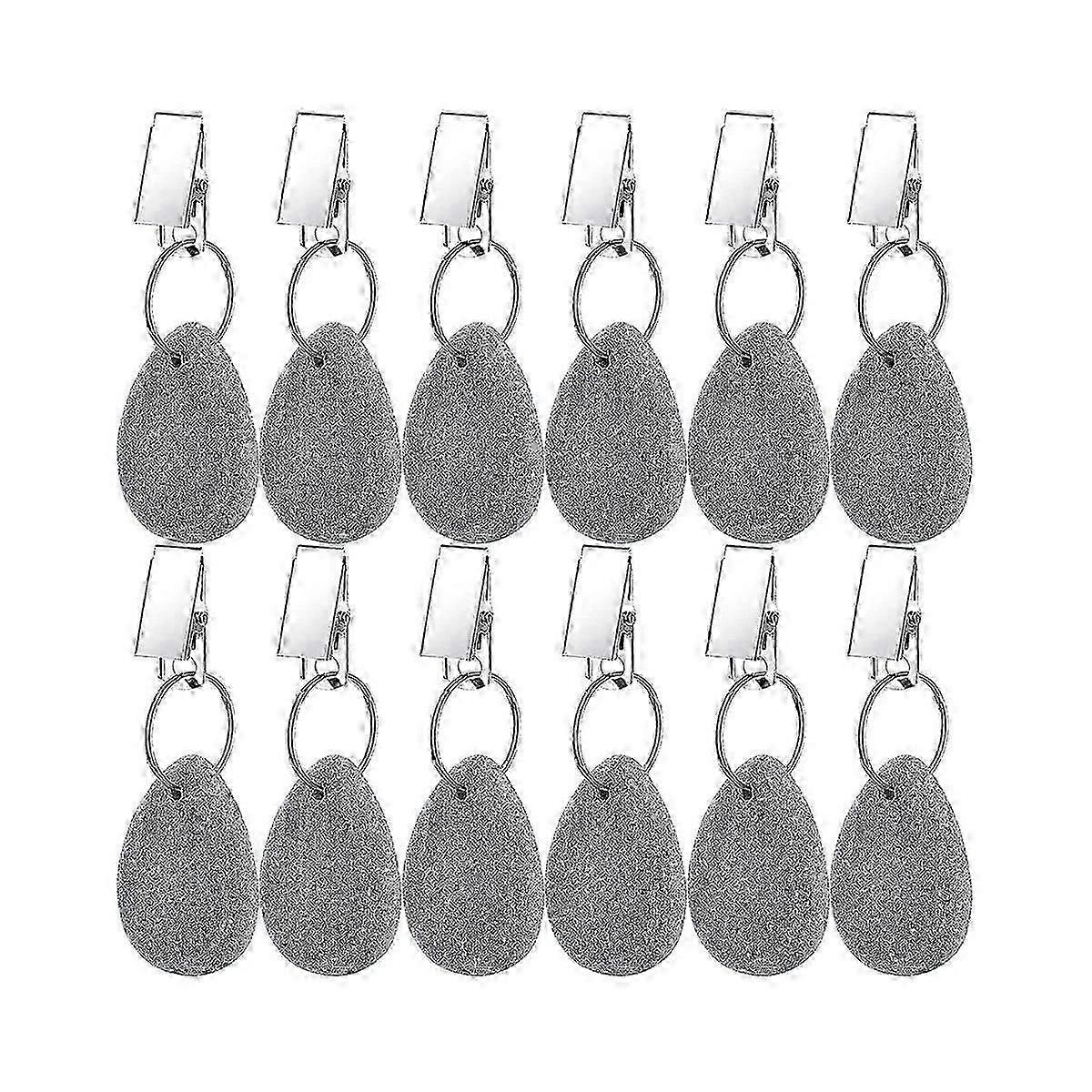 12 Pieces Tablecloth Weights Tablecloth Pendant Teardrop Shape Table Cover Weights Stone Table Weig