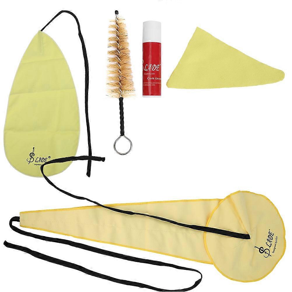 Kit de nettoyage pour saxophone, 5 pièces, ensemble de chiffons d'entretien pour saxophone et accessoires