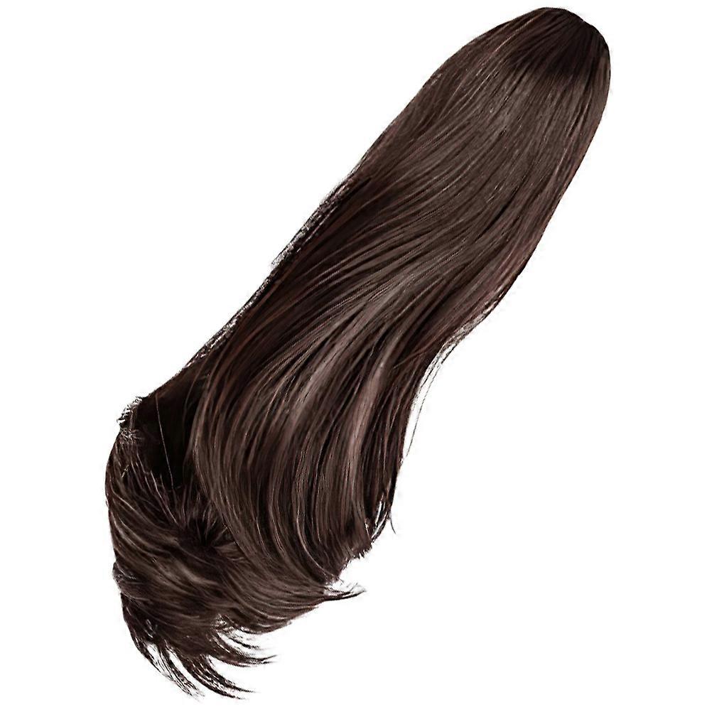 Curly Ponytail Extension Synthetic Claw Clip for Cosplay 2Pcs