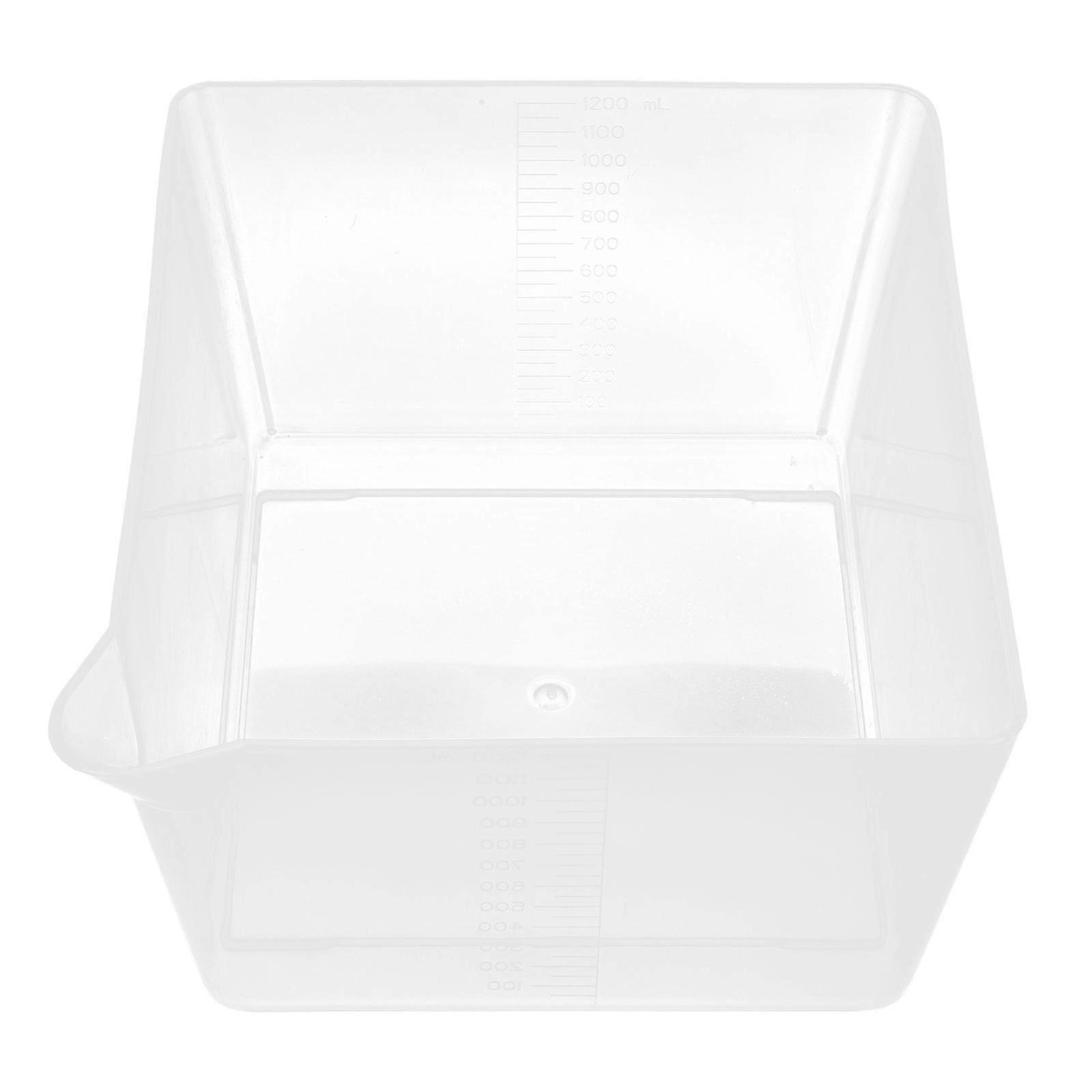 Electronic Scale Tray for Kitchen Use 4Pcs Transparent Acrylic Trays