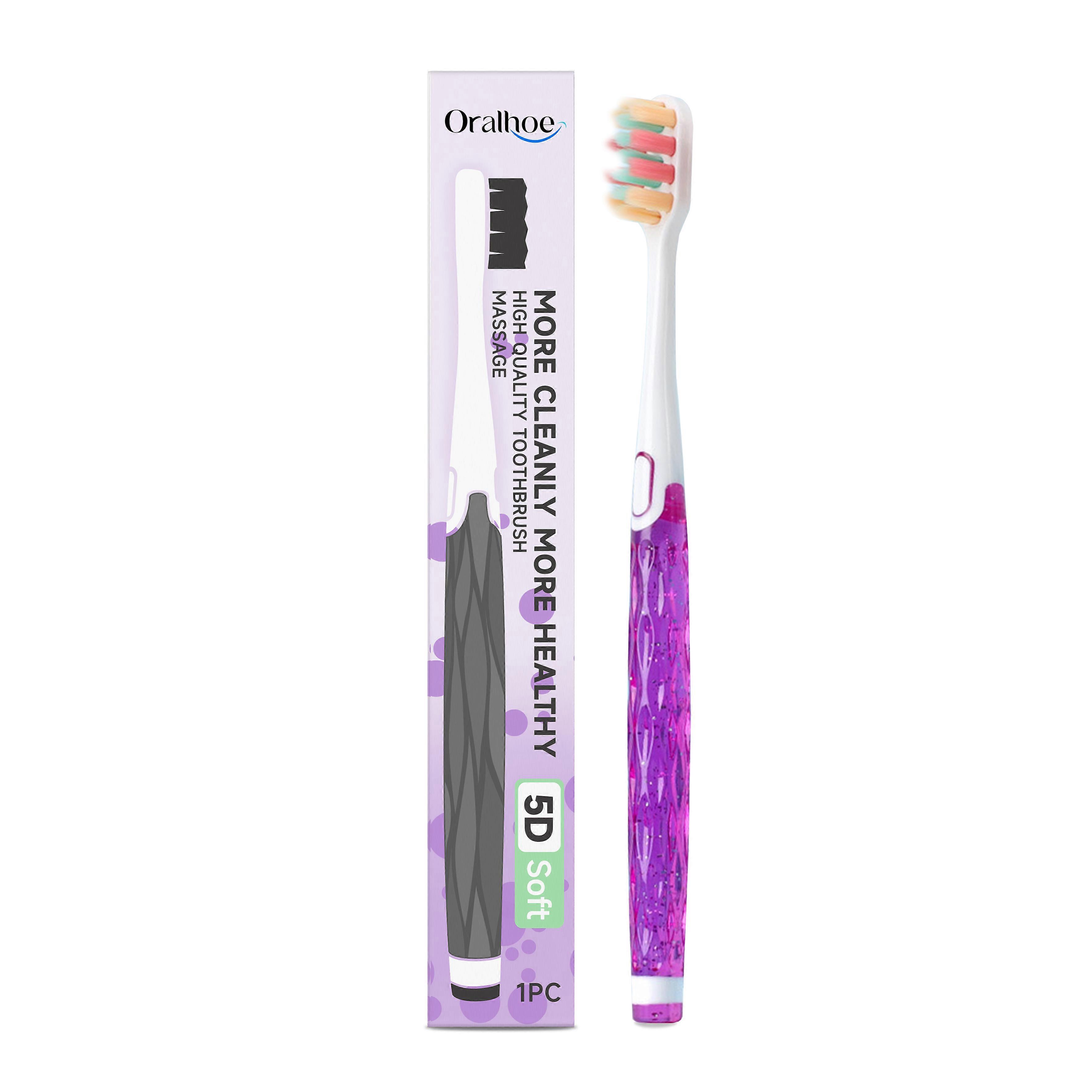 The Slender And Soft-Bristled Toothbrush, Gently Cleans Tooth Odor And Stains, Brightening And Beautifying Teeth Care Toothbrush
