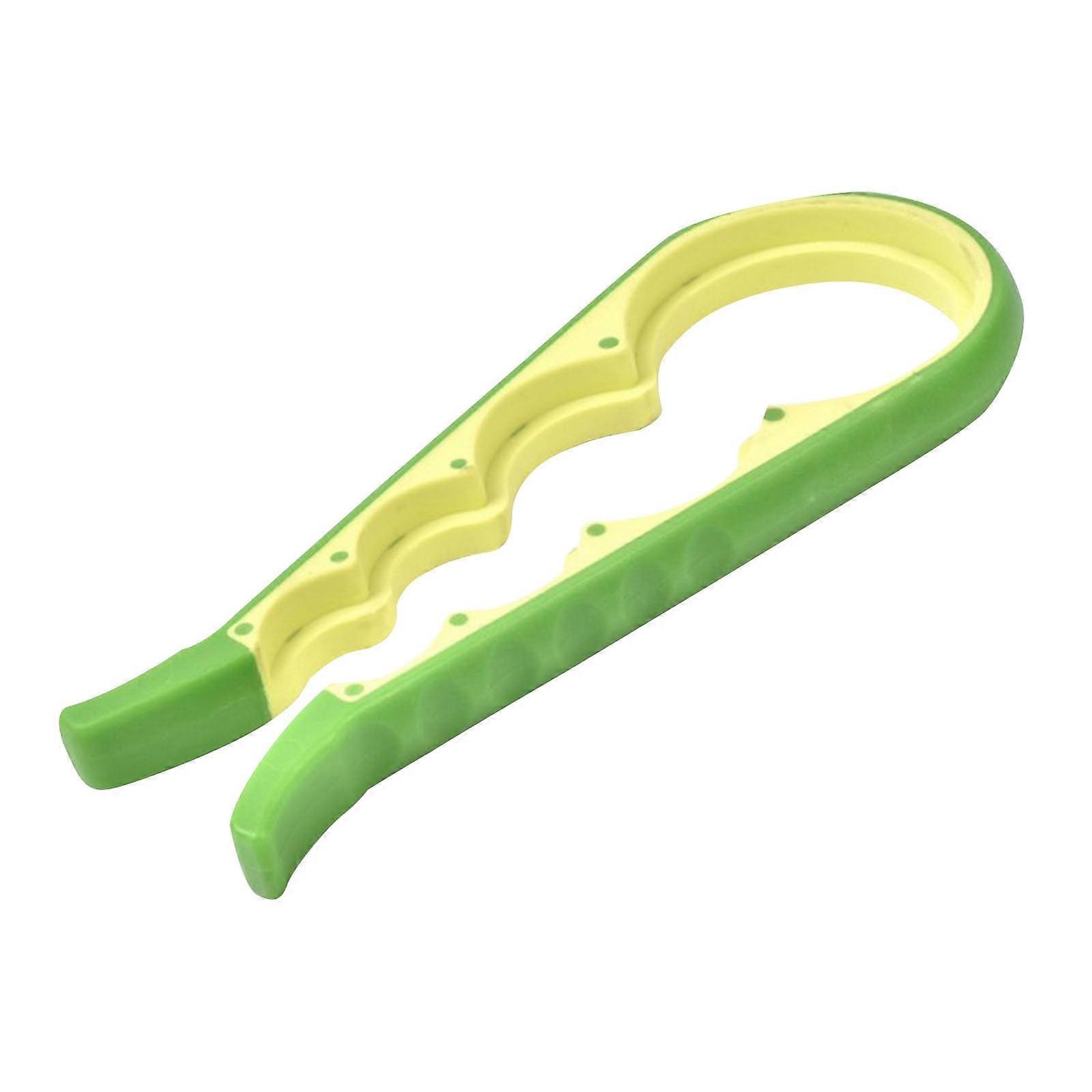 RRCSS 4-in-1 Can & Jar Opener for Seniors, Easy Grip Tool for Weak Hands, Bottle Opener, Compatible with Wide Lids