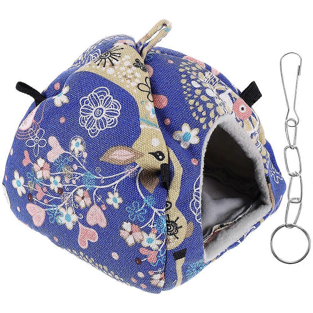 Small Pet Security Shelter 3Pcs Winter Warm Hammock Indoor Nest Assorted Color For Guinea Pigs
