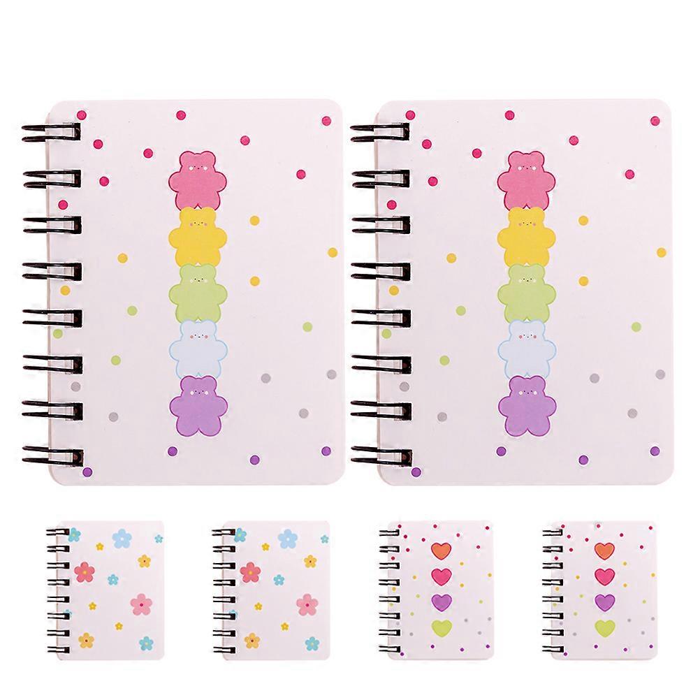 Mini Pocket Notebook 12 Pcs Assorted Color Simple Style Notepad For Office Daily Use Writing And Organization
