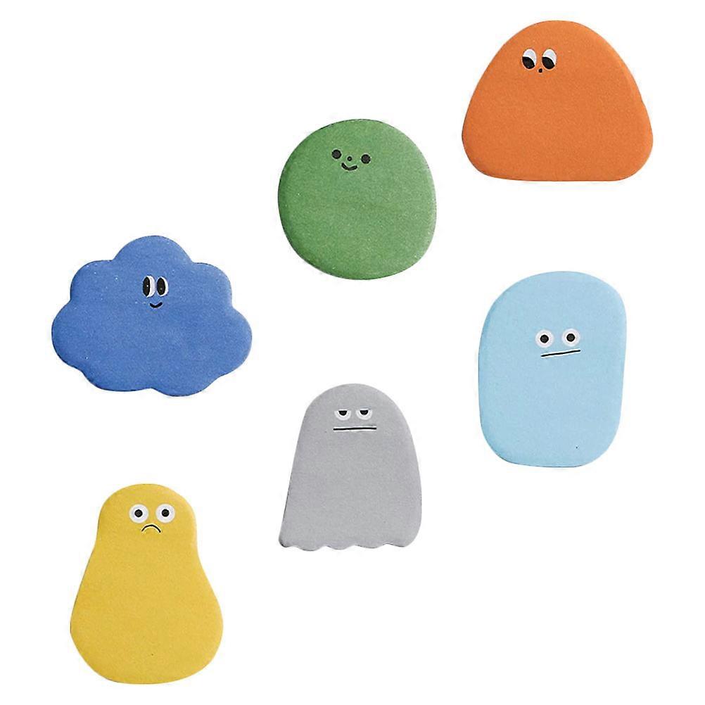 Shaped Memo Decals Lovely Memo Notes for Office 3Pcs 6 Bags