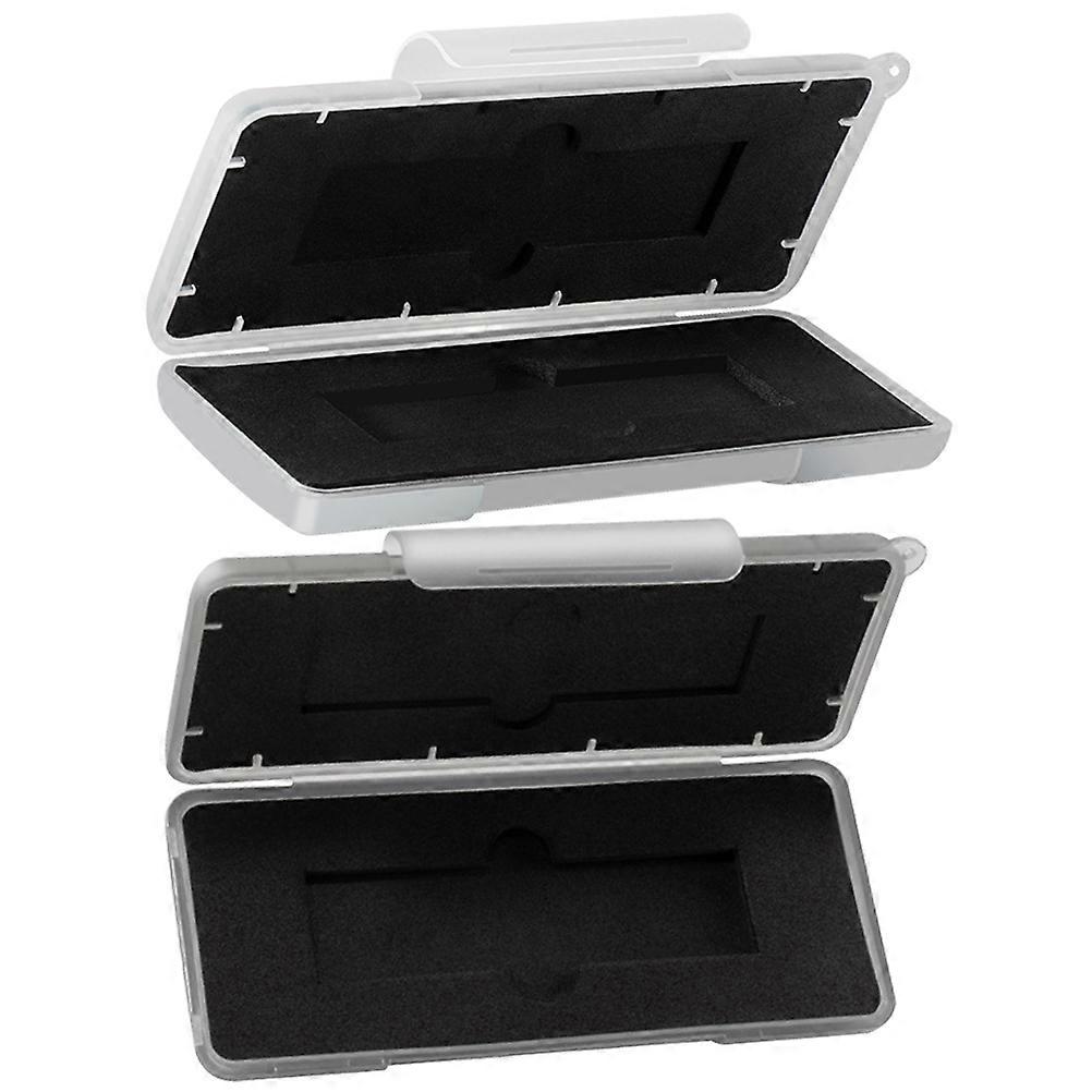 Hard Drive Case for Carrying 8Pcs Hard Disk Protection Storage Box Black